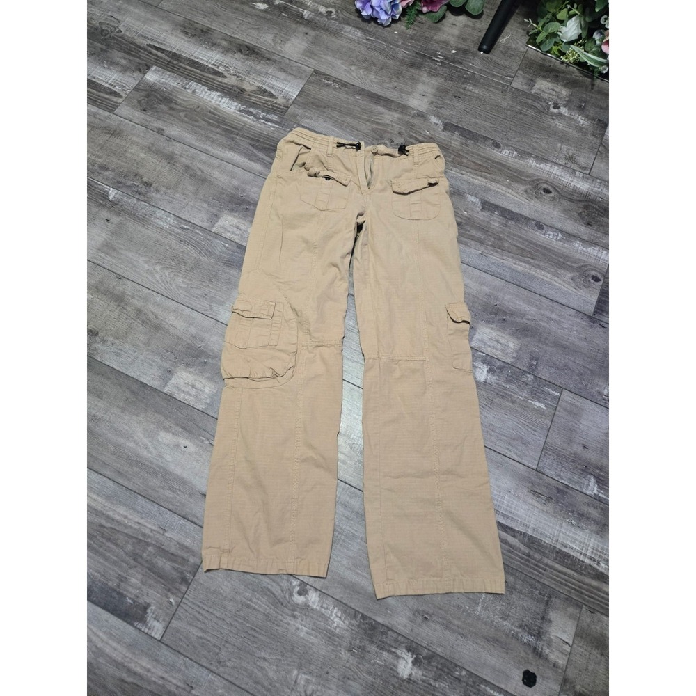 Brandy Melville Kim Cargo Baggy Pants Bungee Cord Parachute Gorpcore Y2K Sz S